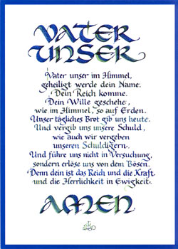 Kalligrafie-Verlag Hamburg, Shop für Kalligraphie Postkarten